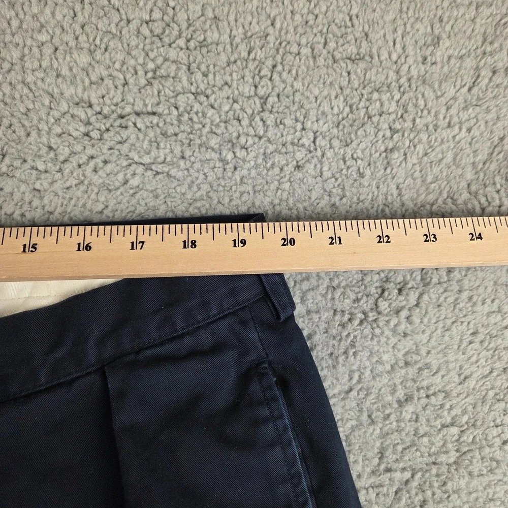 Polo Ralph‎ Lauren Pant Mens 42x30 (39x29) Blue Ethan Pleated Front 100% Cotton